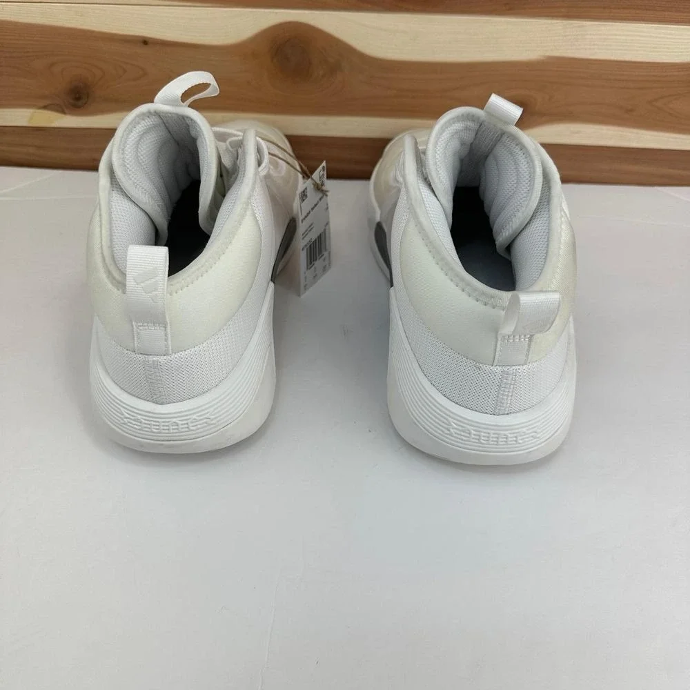 Adidas‎ Women's Exhibit Select Mid Basketball Shoes White Marble Size 9.5